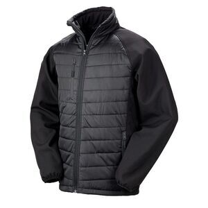 Result Womens/Ladies Compass Soft Shell Jacket / Black